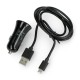 Ekstremalus 2xUSB įkroviklis / automobilio adapteris NCC312U + CM 5 V / 3.1 A su microUSB 