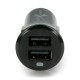 Ekstremalus 2xUSB įkroviklis / automobilio adapteris NCC312U + CM 5 V / 3.1 A su microUSB 