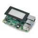 E-paper touch display, 2.13'' 250x122px, black and white, hat for Raspberry Pi, Waveshare 19493
