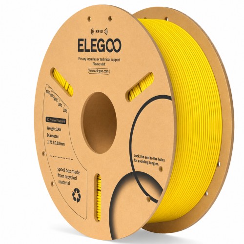 Elegoo PLA filamentas 1.75mm 1kg - RFID - Geltonas Elegoo PLA filamentas 1.75mm 1kg - RFID - Geltonas