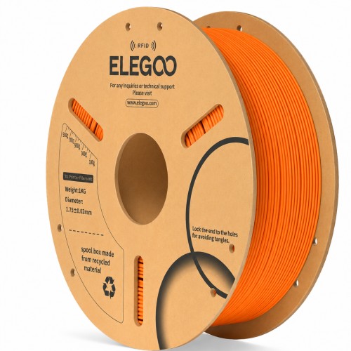 Elegoo PLA filamentas 1.75mm 1kg - RFID - Oranžinis Elegoo PLA filamentas 1.75mm 1kg - RFID - Oranžinis