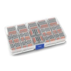 Set of electric cubes 2/3/4/5pin 32A/250V - orange - 46 pcs