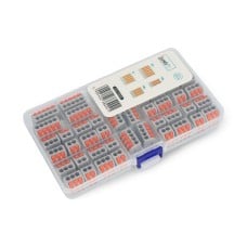 Elektrinių kubelių rinkinys 2/3/4/5pin 32A/250V - oranžinė - 46 vnt, - justPi