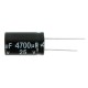 Elektrolitinis kondensatorius 4700uF/25V 16x25mm 105C THT - 5 vnt.