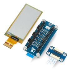 E-paper E-Ink 2.9'' 296x128px flexible display overlay for Raspberry Pi Pico - black/white - Waveshare 20125