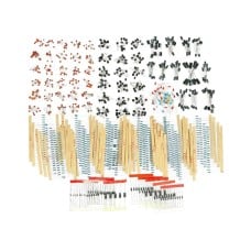 Set of electronic components - 1370 elements 