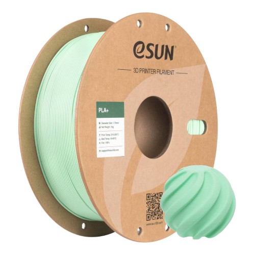 eSUN PLA+ plastikas 1.75 mm 1 kg – Mėtų žalia eSUN PLA+ plastikas 1.75 mm 1 kg – Mėtų žalia