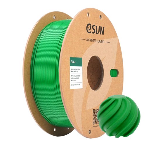 eSUN PLA+ filament 1.75mm 1kg - Grass Green eSUN PLA+ filament 1.75mm 1kg - Grass Green
