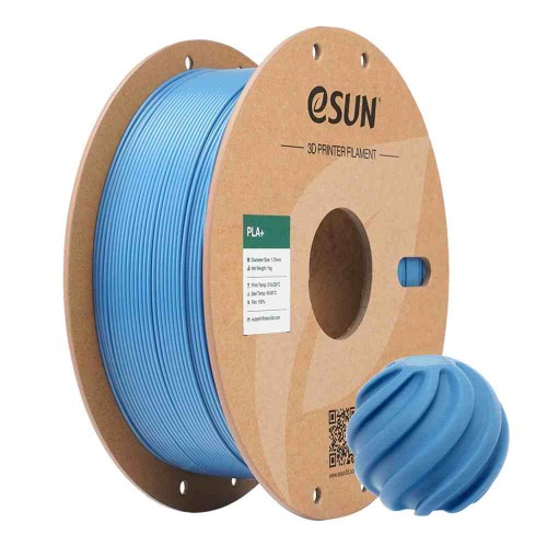 eSUN PLA+ plastikas 1.75mm 1kg – Mėlyna migla eSUN PLA+ plastikas 1.75mm 1kg – Mėlyna migla