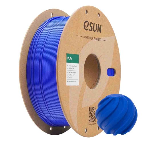 eSUN PLA+ filament 1.75mm 1kg - RGB Blue eSUN PLA+ filament 1.75mm 1kg - RGB Blue