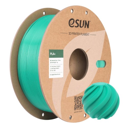 eSUN PLA+ siūlas 1.75 mm, 1 kg - Jade Green eSUN PLA+ siūlas 1.75 mm, 1 kg - Jade Green