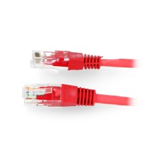 Ethernet Patchcord UTP 5e 1.5m Raudonas