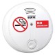 Eura-tech Eura SD-20B8 - photo-optical cigarette smoke detector - 9V DC