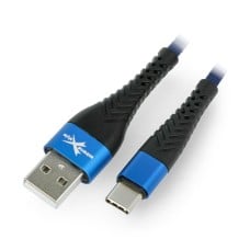 EXtreme Spider USB A - USB C cable - 1.5m - blue 