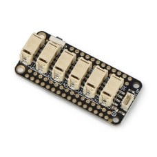 FeatherWing - 6 Grove ports + STEMMA QT - expansion module for Feather boards - Adafruit 5862