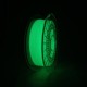 Plastikas Rosa3D PLA Starter 1.75mm 0.50kg – Glow in the Dark Green
