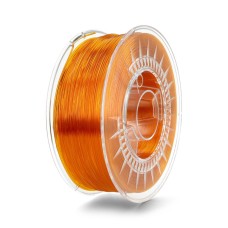 3D plastikas Devil Design PET-G 1.75mm 1kg - Bright Orange Transparent
