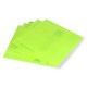 Fluo yellow poured plexiglass - 3mm - 200x200mm - 5pcs.