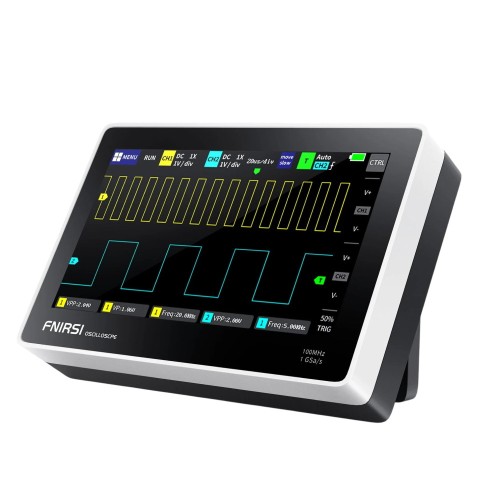 FNIRSI-1013D - Portable Digital Oscilloscope with 2x 100MHz Touchscreen FNIRSI-1013D - Portable Digital Oscilloscope with 2x 100MHz Touchscreen