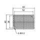 Reflector for photoelectric sensor 6x4cm