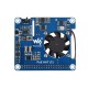 Power over Ethernet HAT (C), PoE and 802.3af/at power overlay, for Raspberry Pi 3B+/4B, Waveshare 1944
