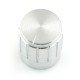 Potentiometer knob GCL15 silver - 6/15mm - x5