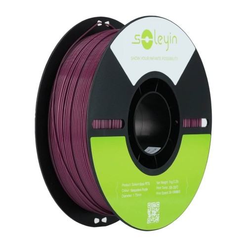 Gija Creality Soleyin Basic PETG 1.75mm 1kg – Mangosteen Purple Gija Creality Soleyin Basic PETG 1.75mm 1kg – Mangosteen Purple