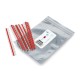 Straight goldpin 1x40 connector with 2.54mm pitch - red - 10 pcs - justPi