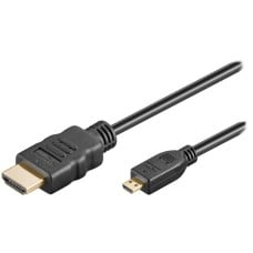 Goobay HDMI cable - microHDMI - High Speed HDMI with Ethernet support - 5m