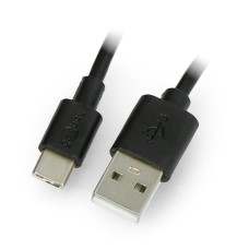 Goobay USB A 2.0-USB C laidas juodas - 1m
