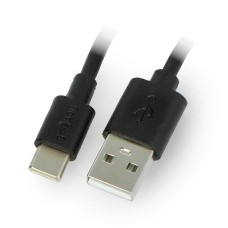 Goobay USB A 2.0-USB C laidas juodas - 2m
