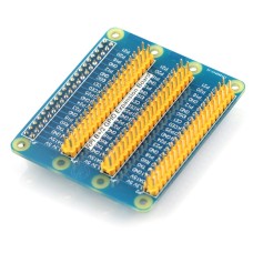 Raspberry PI 4/3/B+/2 GPIO išplėtimo plokštė E1 - mėlyna