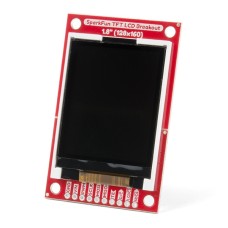 Grafinis spalvotas ekranas TFT LCD 1.8'' 128x160px + microSD skaitytuvas - SPI - SparkFun LCD-15143
