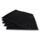 Engravable Leather - Black - 300x300mm - 5 pcs.