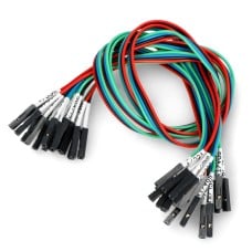 Gravity - I2C/UART connection cable set - female-female - 30cm - 5 pcs - DFRobot FIT0916-FF