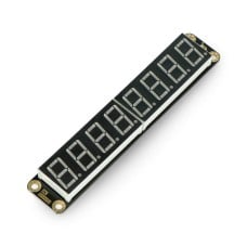 DFRobot DFR0645-R Gravity 8 segmentų, 8 skaitmenų LED ekranas, I2C, raudonas