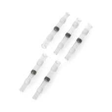 Quick connector with solder + heat shrink foil 26-24AWG 0.25-0.34mm2 - 5 pcs