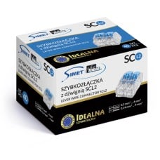 Greita jungtis su svirtimi SCL2 - 2 takeliai 4mm 32A/450V - Perfect Quick connector - 40 vnt.