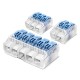 Greitų jungčių komplektas su svirtimi SCL COMBO 1 - 4mm 32A/450V - Ideali Greita jungtis - 30 vnt.