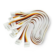 Grove - a set of 5 female-female 4-pin - 20cm cables