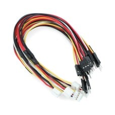 Grove, servo variklių ir jutiklių laidas, 20cm, 5vnt