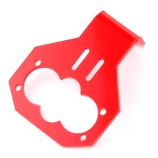 Mounting bracket for distance sensor HC-SR04 - red 