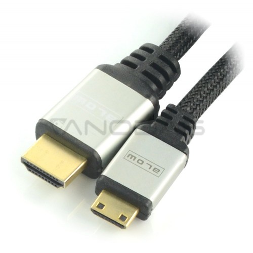 HDMI Blow Silver cable - miniHDMI - 1.5m  HDMI Blow Silver cable - miniHDMI - 1.5m