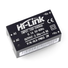 Maitinimo šaltinis Hi-Link HLK-PM03 100V-240VAC 3.3VDC 1A