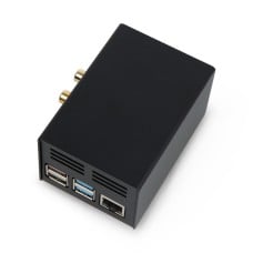 HiFiBerry ir Raspberry Pi 4B dėklas - plienas - juodas
