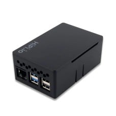 HighPi Pro 5S dėklas, skirtas Raspberry Pi 5 – ABS – juodas – PiHut 106008
