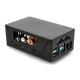 Dėklas HighPi Pro skirtas Raspberry Pi 4B ir HiFiBerry - universalus juodas