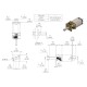 HPCB Motor with 75:1 Gear, double-sided shaft, Pololu 3074