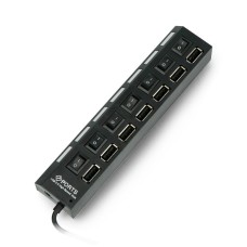 USB splitter 7xUSB type A 2.0 Blow with switches