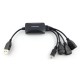 Šakotuvas USB 2.0 4 prievadų Esperanza EA-114